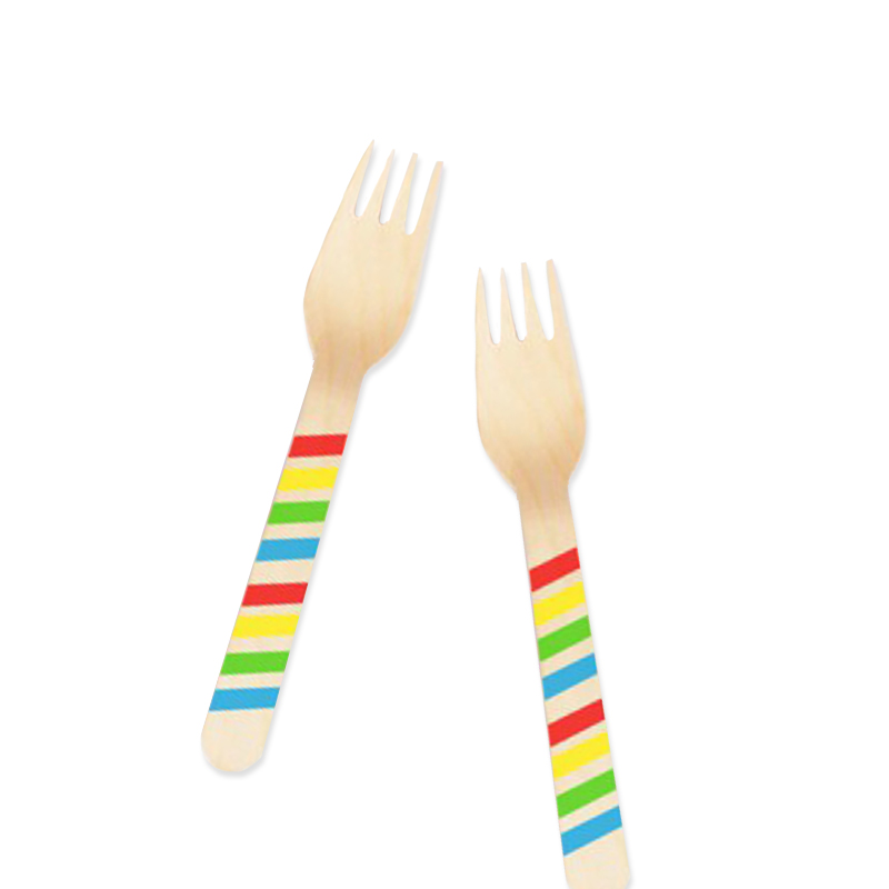 Fork - Stripe Rainbow